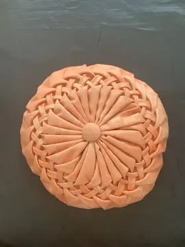 coussin fantaisie orange