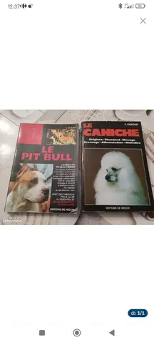 2 livres sur les chiens