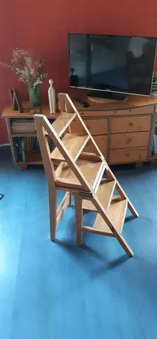 chaise escabeau