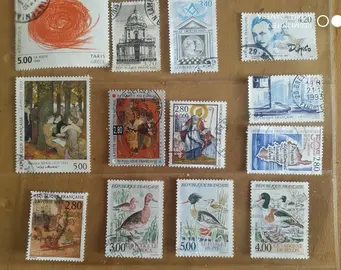 timbres lot 19 année 1993