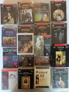 Cassettes audio classiques de la littérature anglaise