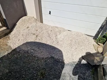gravier blanc pour allée