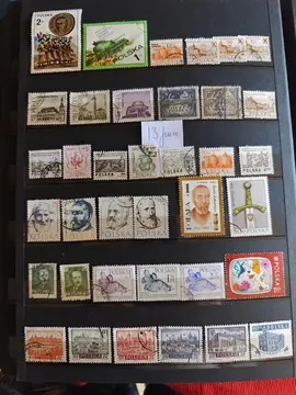 belle page unique timbres Pologne.