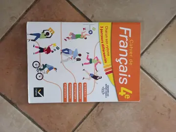 cahier de français 4 ème