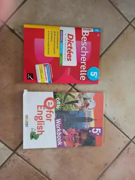 dictée et cahier d anglais