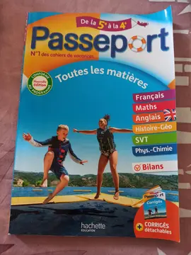 cahier de vacances