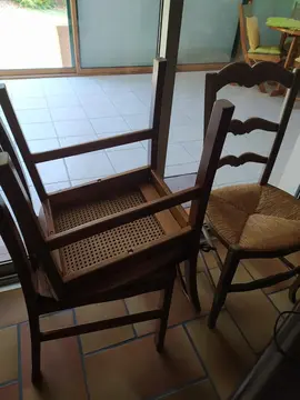 6 chaises de salle à manger