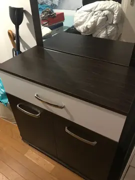 commode avec miroir