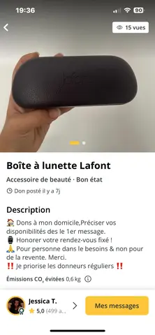 boîte à lunette