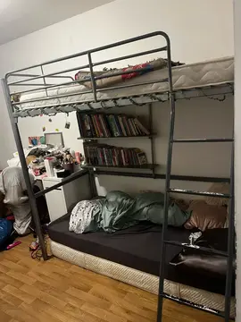 lit mezzanine + matela