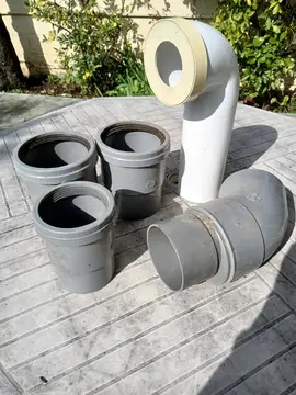 tuyaux,coude pipe pour wc.