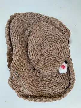 chapeau kaki femme en crochet
