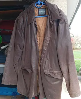veste cuir taille L/XL