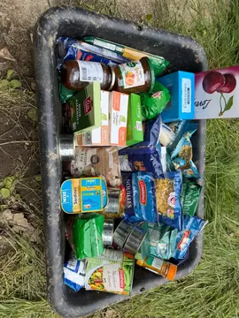 suite débarras maison nourriture non périmée