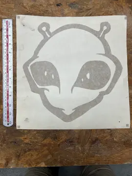 sticker géant doré