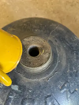 bombonne de gaz vide