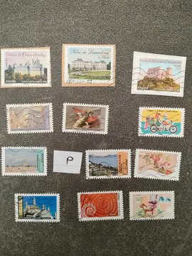 Timbres français lot P