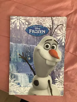 cahier A4 reine des neiges
