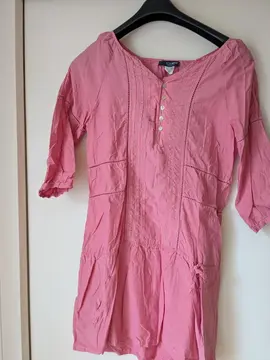 chemise légère rose