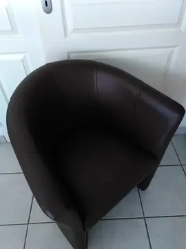 Fauteuil en similicuir