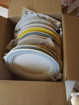 Pile d'assiettes x 3