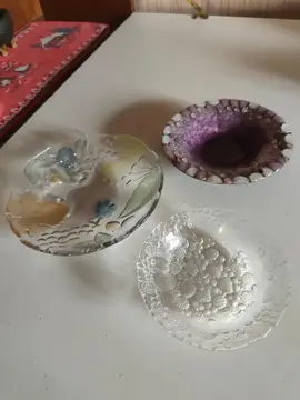3 coupelles plates