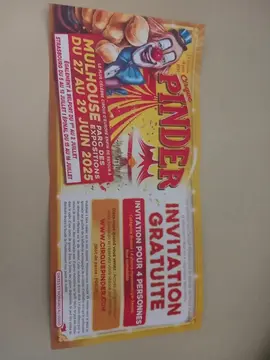 4 entrées gratuites cirque Pinder Mulhouse