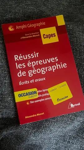 Réussir les épreuves de géographie