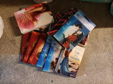 lot de livres sentimentaux