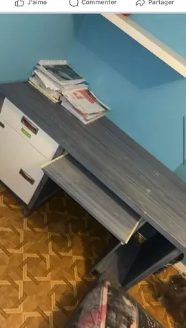 bureau , table de chevet et meuble de rangement
