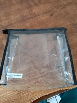 trousse toilette transparente