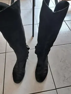 bottes daim taille 36