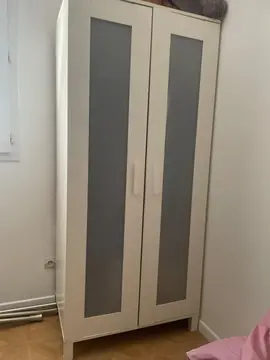 Placard blanc IKEA 2 portes