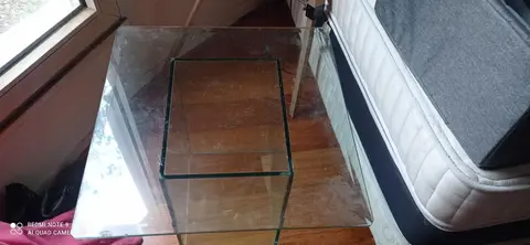table en verre
