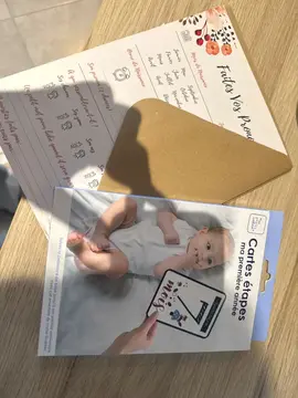 cartes étapes bébé