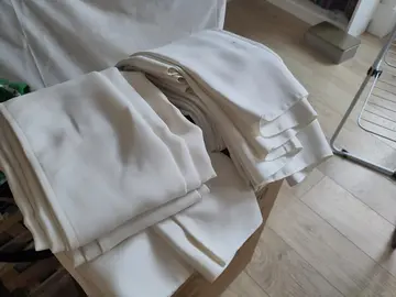 rideaux blanc creme