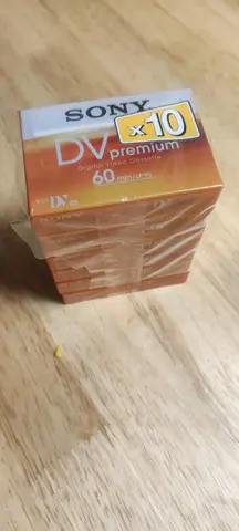 6 cassettes mini DV