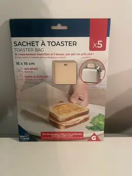 Sachet a toaster réutilisable