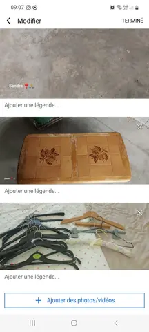 table basse + cintres