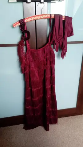 Robe années 1920 et accessoires
