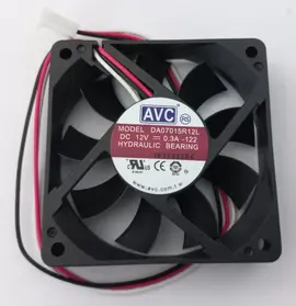 Ventilateur châssis/composant : 7cmx7cmx1.5cm, connecteur 3 pin (flat)