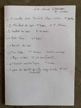 Lot de vêtements garçons 8-10 ans