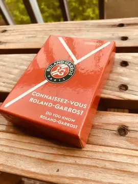 jeu de cartes de questions sur Roland Garros