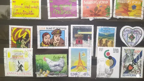 timbres français, lot 23, année 2004