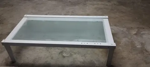 plaque en verre ( très épais )