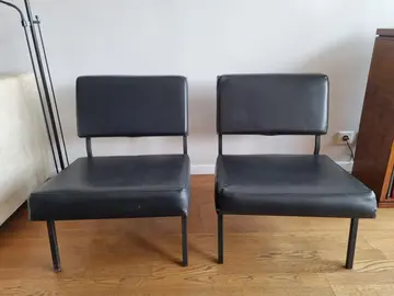 lot 2 fauteuils en sky années 60