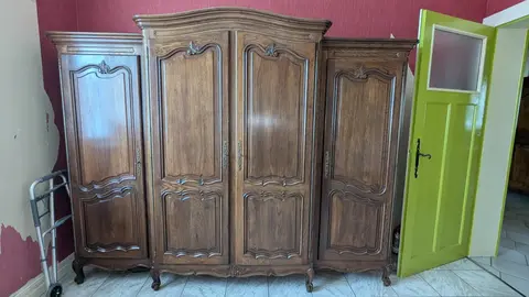 Armoire rustique 4 portes