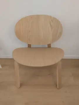 Fauteuil Ikea bois clair