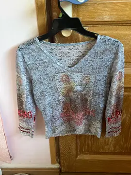 Haut manches longues léger transparent XS