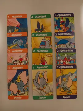 Jeu de 7 familles "Cirque Dumbo" Kinder